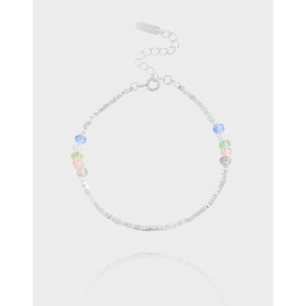 A38872 design crystal charm sterling silver s925 quality bracelet