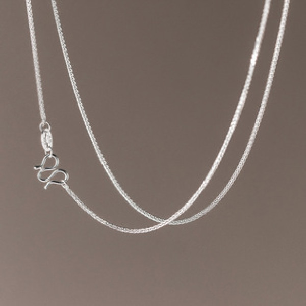 A37224 999 sterling silverw necklace