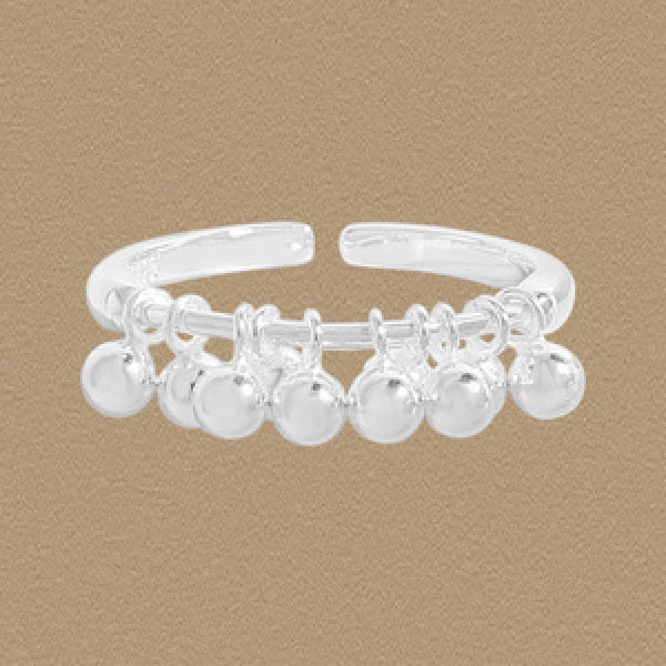 A45909 sterling silver s925 adjustable ring