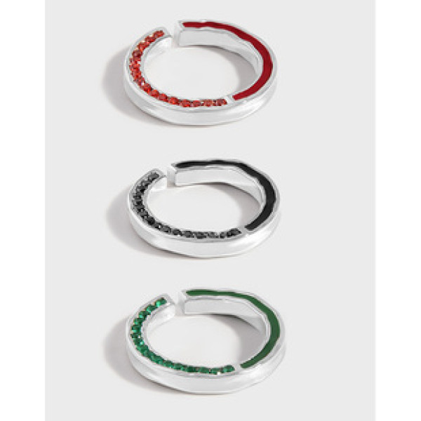 A36351 design minimalist cubiczirconia ring