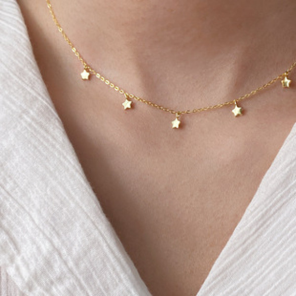 A43301 s925 sterling silver sweet design necklace