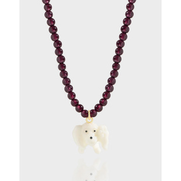 A40511 design purple sterling silver s925 necklace