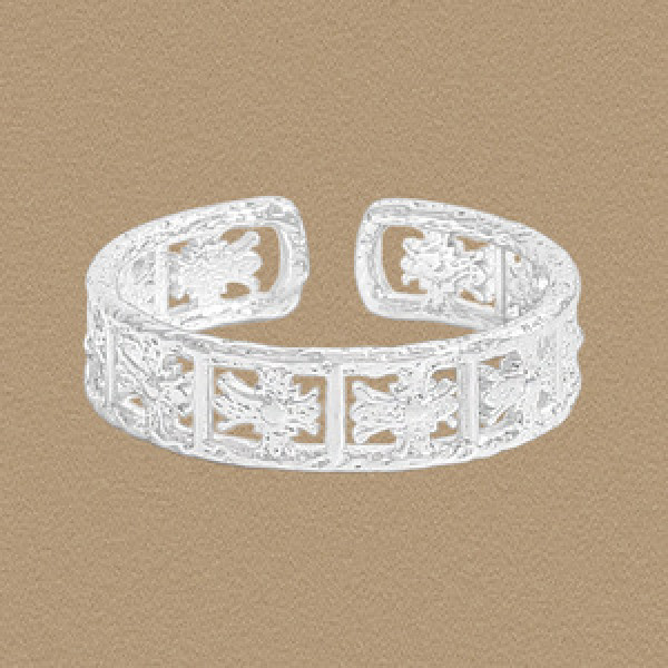 A45466 adjustable sterling silver s925 ring