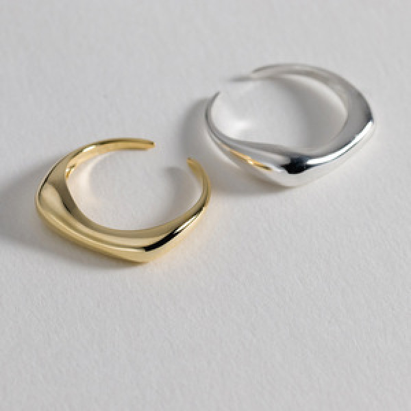 A43759 s925 sterling silver adjustable elegant ring