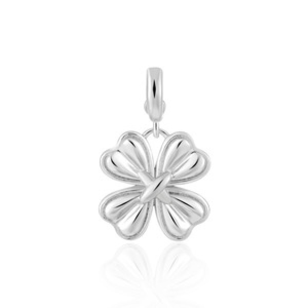 A43588 heart pendant s925 sterling silver plated elegant pendant