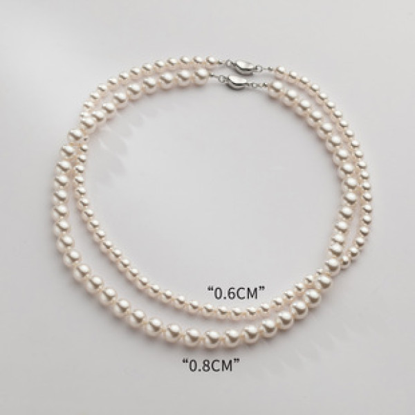 A38061 s925 sterling silver vintage design necklace