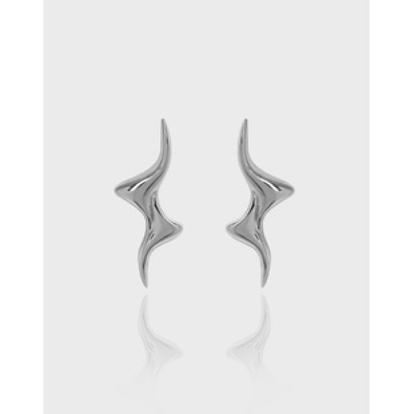 A36726 design minimalist qualitys925 sterling silver earrings