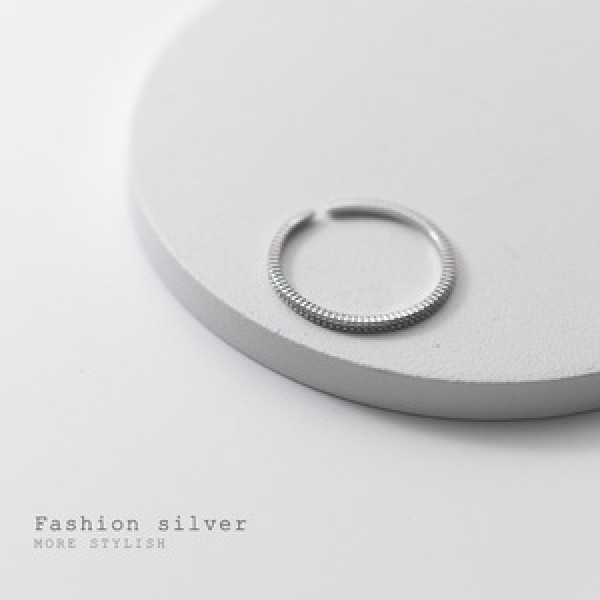 A45428 s925 silver unique simple elegant trendy ring