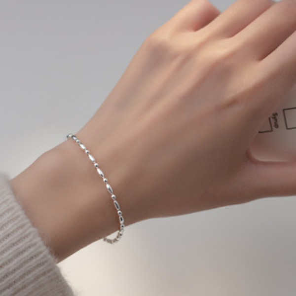 A38216 s925 sterling silver charm design elegant bracelet