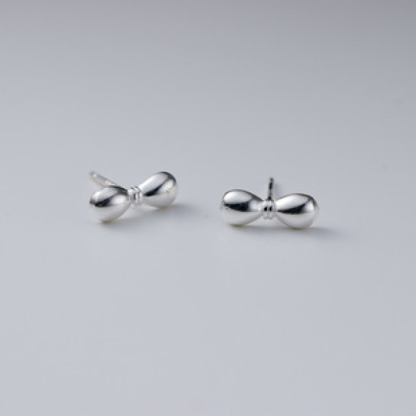 A42190 s925 sterling silver trendy sweet butterfly stud design earrings