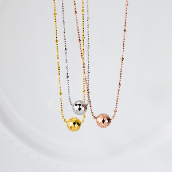 A45316 s925 silver trendy sweet necklace