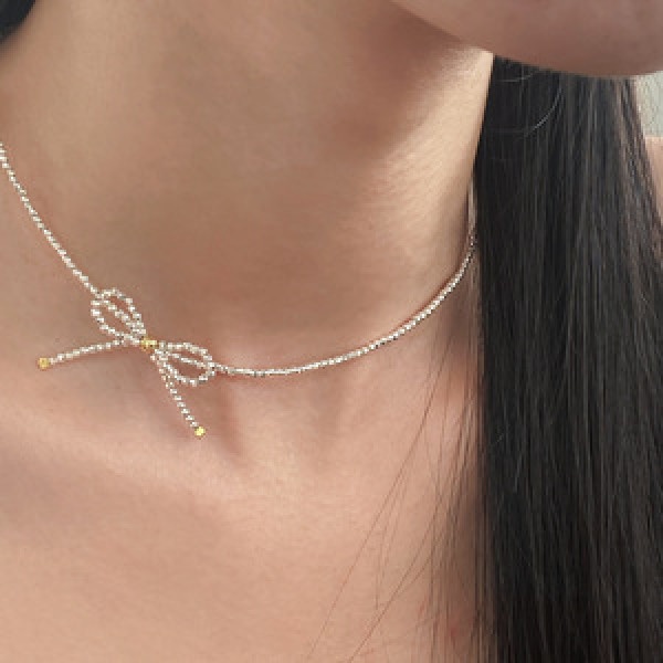 A43520 s925 sterling silver trendy sweet unique butterfly necklace