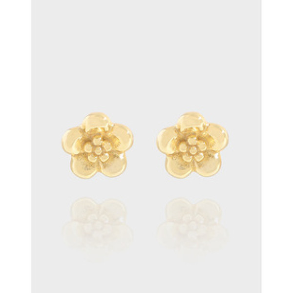 A39399 design flower stud quality sterling silver s925 earrings