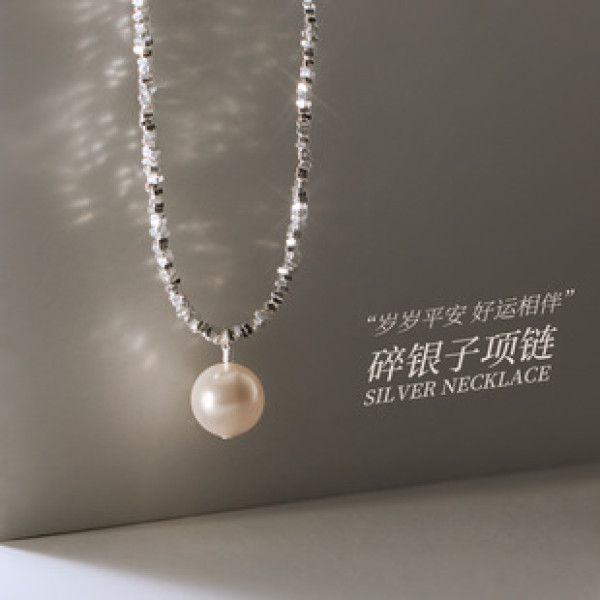 A39229 s925 sterling silver elegant grade necklace