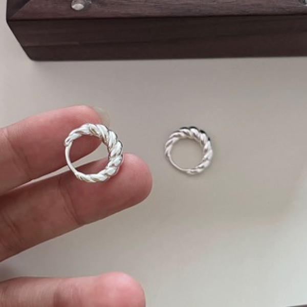 A43113 s925 sterling silver unique fashion design earrings