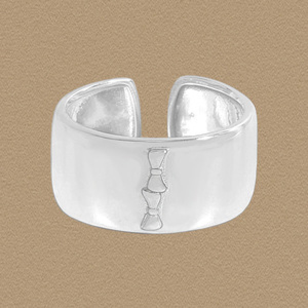 A45916 butterfly wide sterling silver s925 ring