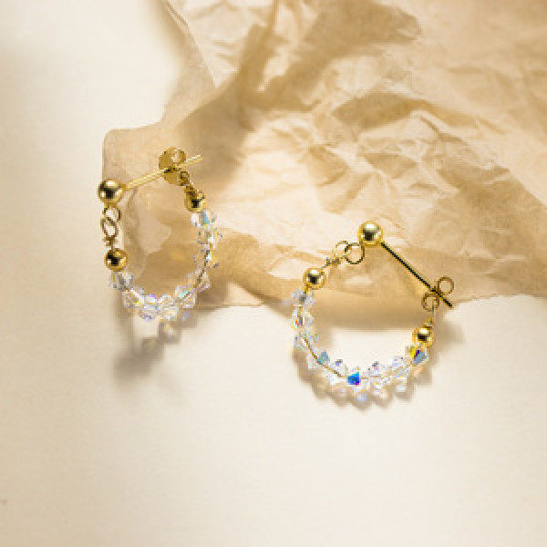 A44942 s925 sterling silver sweet stud earrings