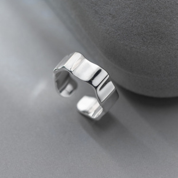 A37524 s925 sterling silver simple design ring