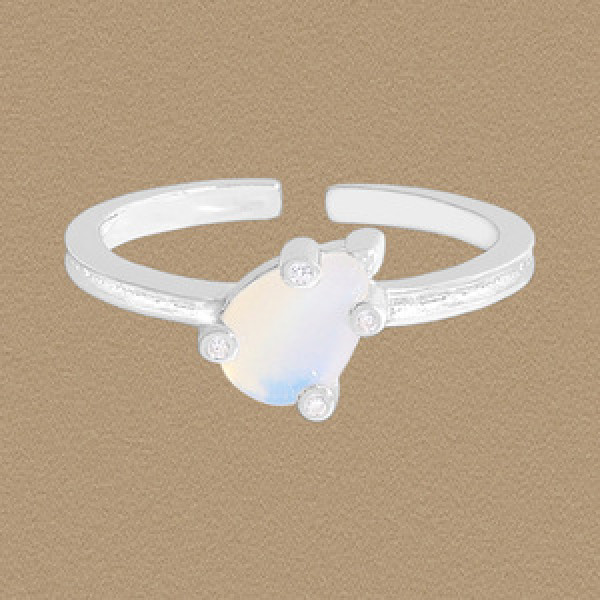 A44270 cubic zirconia white sterling silver s925 ring
