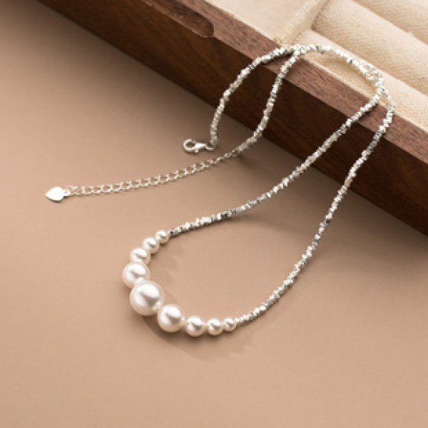 A38916 s925 sterling silver elegant necklace
