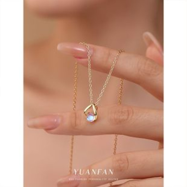 A43037 s925 sterling silver fashion grade geometric stud necklace earrings