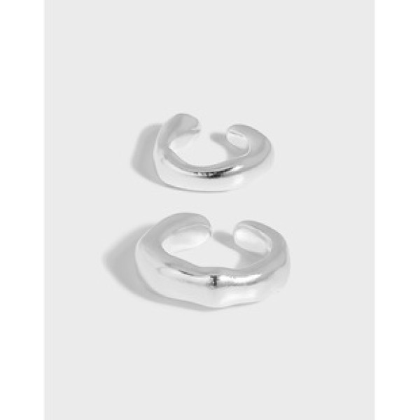 A37383 design minimalist simple s925 sterling silver earrings