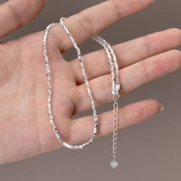 A37276 silver necklace