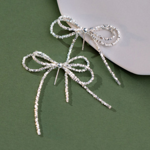 A40251 s925 sterling silver butterfly stud trendy sweet earrings
