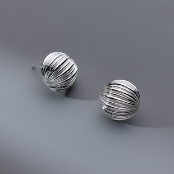 A41254 s925 sterling silver elegant bar stud earrings