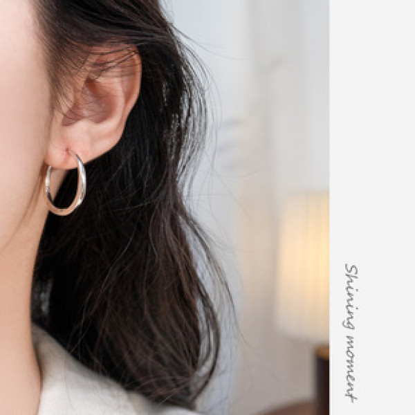 A42937 s925 sterling silver fashion simple elegant design earrings
