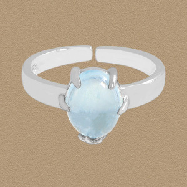 A44654 natural sterling silver s925 ring