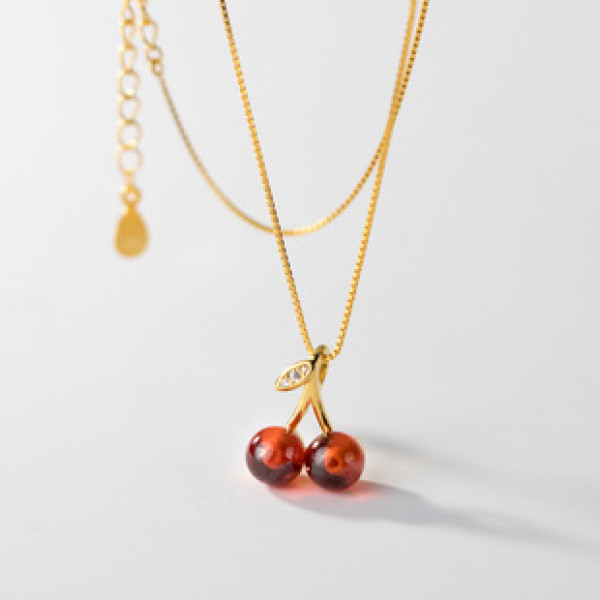 A38375 s925 sterling silver sweet dainty necklace