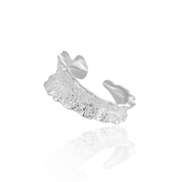 A43361 wide s925 sterling silver unique elegant design ring
