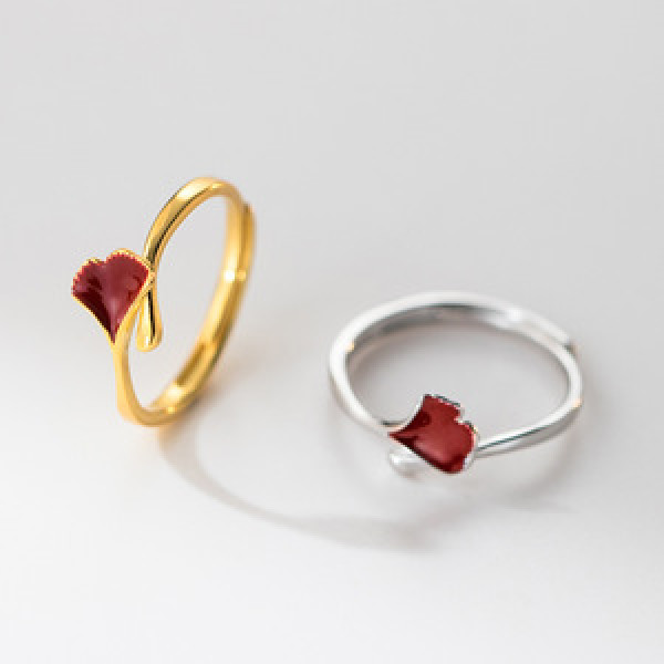 A45654 s925 sterling silver trendy sweet dainty ring