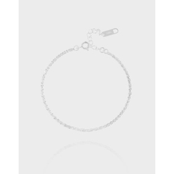 A38854 design minimalist s925 sterling silver charm quality bracelet