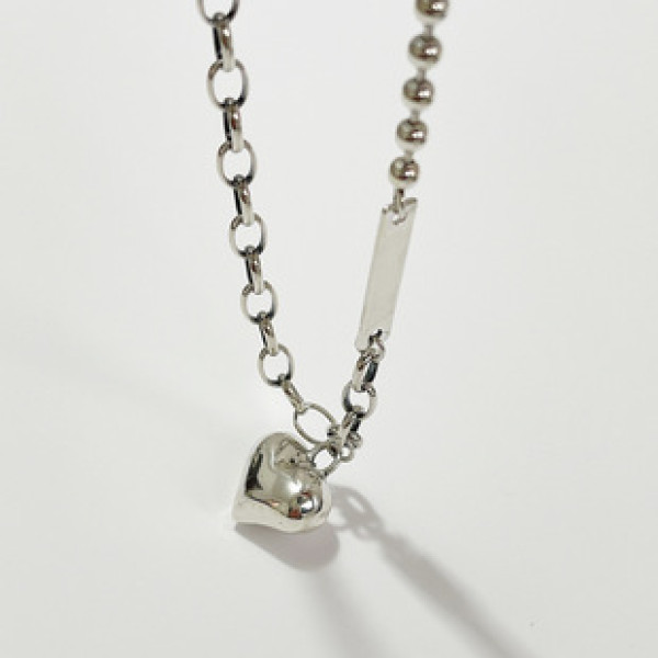 A32901 s925 sterling silver long simple trendy simple necklace