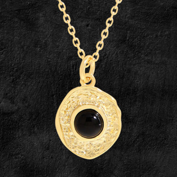A45919 agate sterling silver s925 necklace