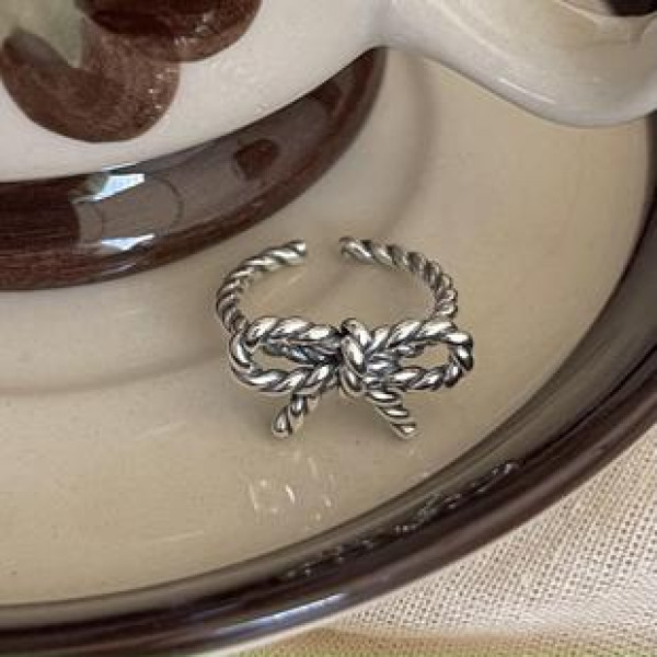 A39429 sterling silver butterfly vintage ring