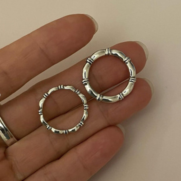 A38723 sterling silver handmade vintage fashion ring