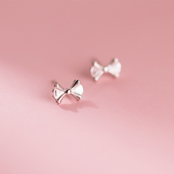 A42133 s925 sterling silver butterfly stud trendy sweet earrings