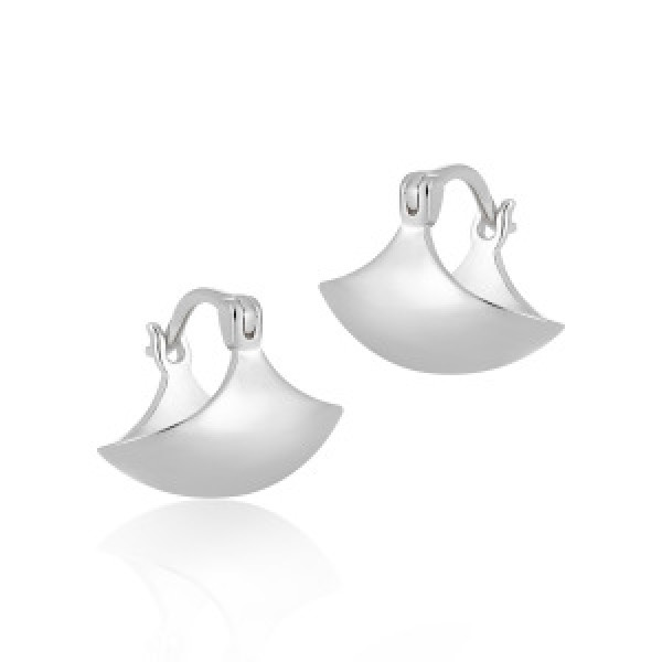 A44696 s925 sterling silver unique simple earrings