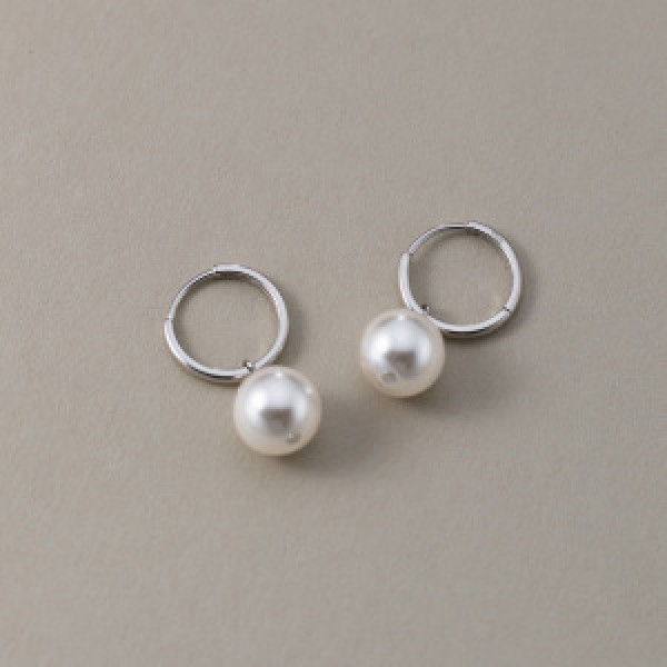 A44717 s925 sterling silver trendy sweet stud earrings