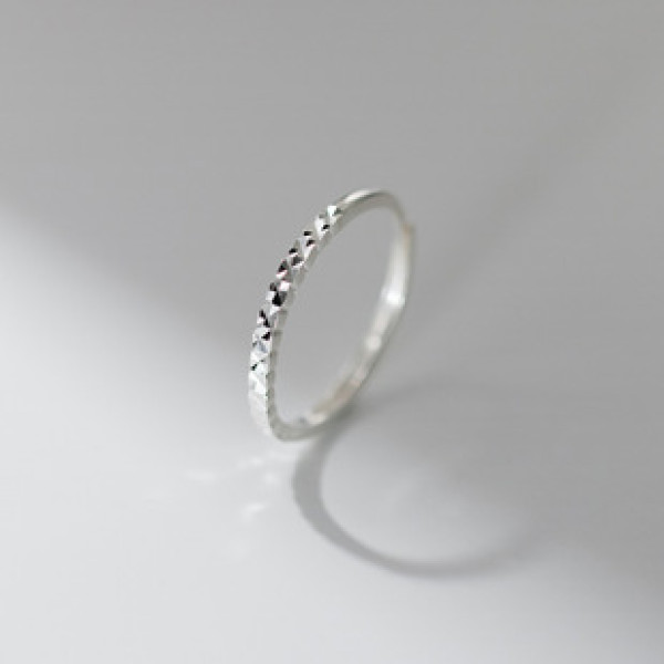A42877 s925 sterling silver fashion unique square design ring