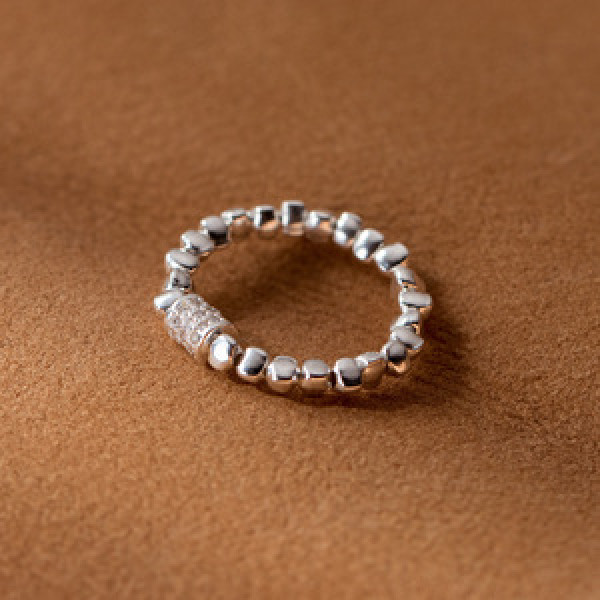 A45347 s925 sterling silver rhinestone elegant ring