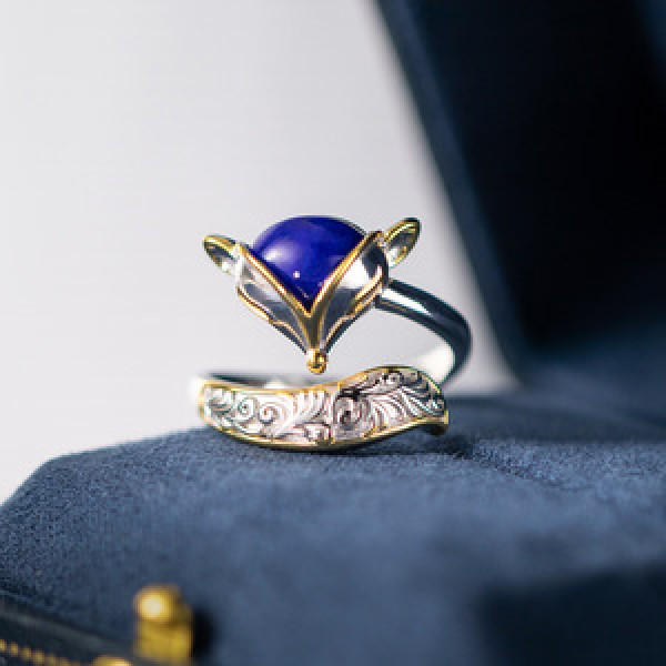 A45949 s925 sterling silver dainty gold ring