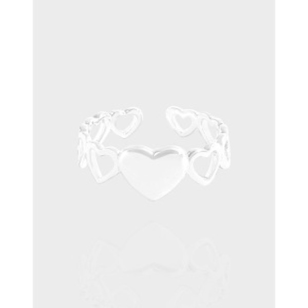 A41003 design big heart sterling silver s925 ring