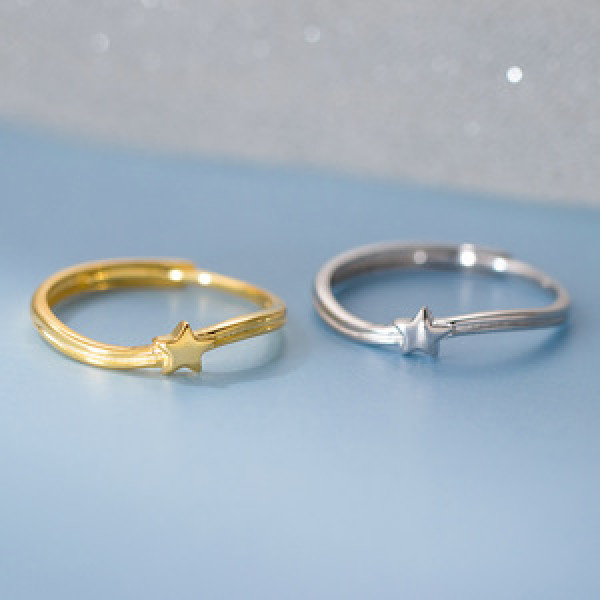 A46075 s925 sterling silver dainty simple bar weave ring
