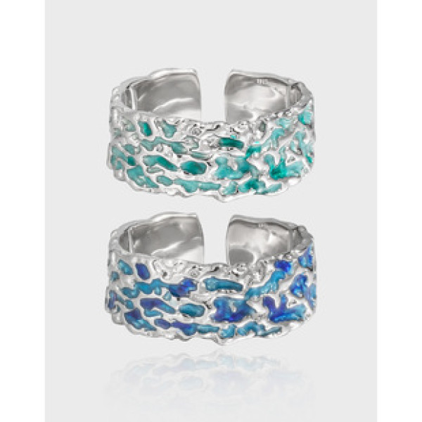 A39375 design quality unique s925 sterling silver adjustable ring