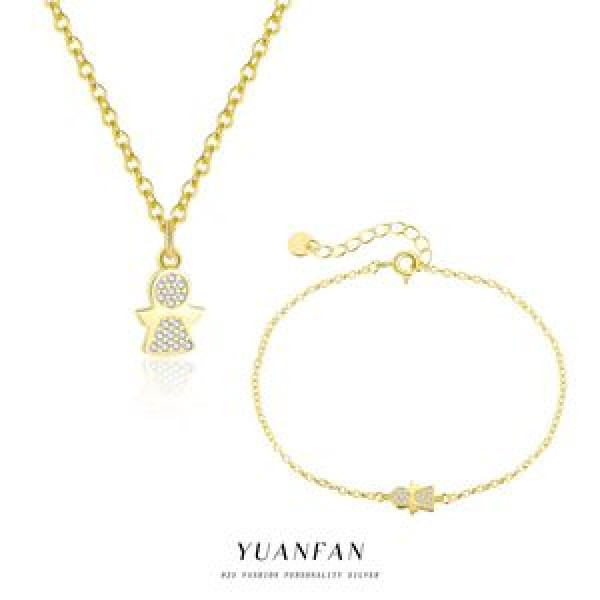 A45690 s925 sterling silver fashion classic rhinestone pendant unique necklace