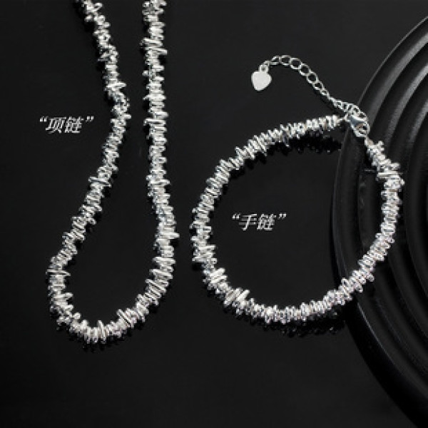 A38373 s925 sterling silver design charm unique elegant necklace bracelet